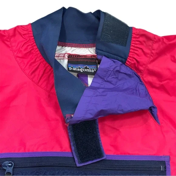 Vintage Patagonia Jacket Kayak River Paddling Rafting Water Pink Purple Mens XL - Picture 3 of 8